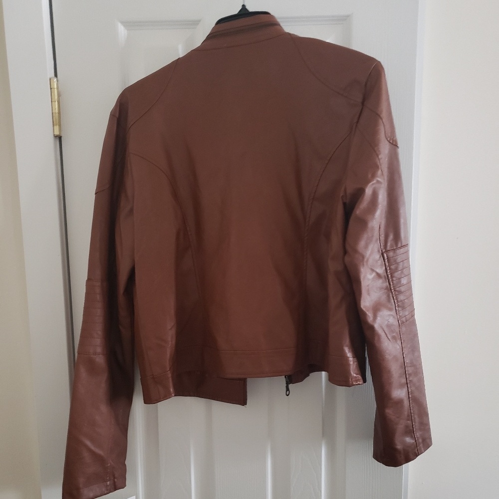 Vegan leather jacket
